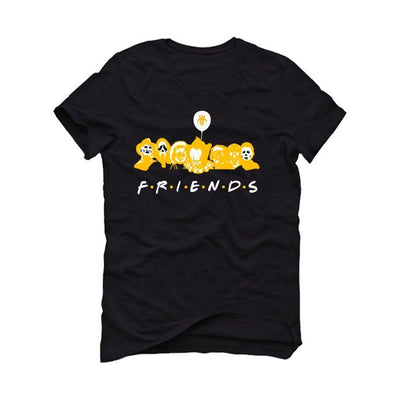 Nike dunk low "goldenrod" Black T-Shirt (Friends) - illCurrency Sneaker Matching Apparel