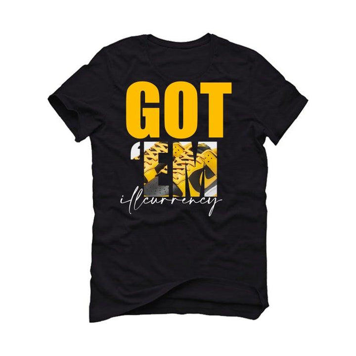 Nike dunk low "goldenrod" Black T-Shirt (Got Em) - illCurrency Sneaker Matching Apparel