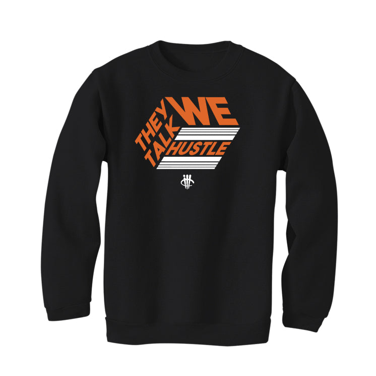 Air Jordan 1 High OG WMNS “Starfish” Black T-Shirt (THEY TALK WE HUSTLE)