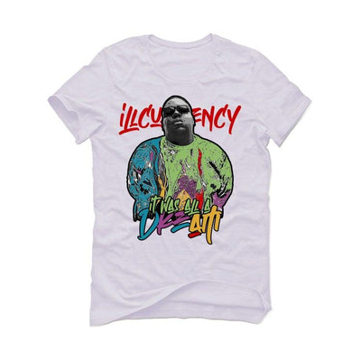 Nike Air More Uptempo "Peace, Love" White T-Shirt (It was all a dream) - illCurrency Sneaker Matching Apparel