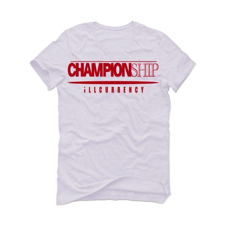 Nike Dunk Low “Championship Red” White T-Shirt (CHAMPIONSHIP) - illCurrency Sneaker Matching Apparel