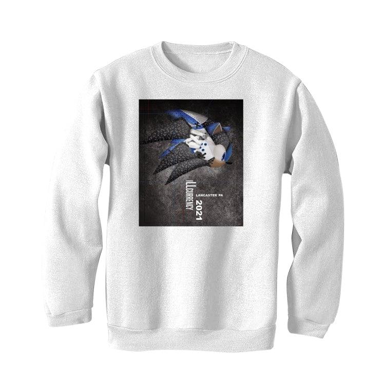 Air Jordan 3 “Racer Blue” 2021 White T-Shirt (Elephant Print Hedgehog) - illCurrency Sneaker Matching Apparel