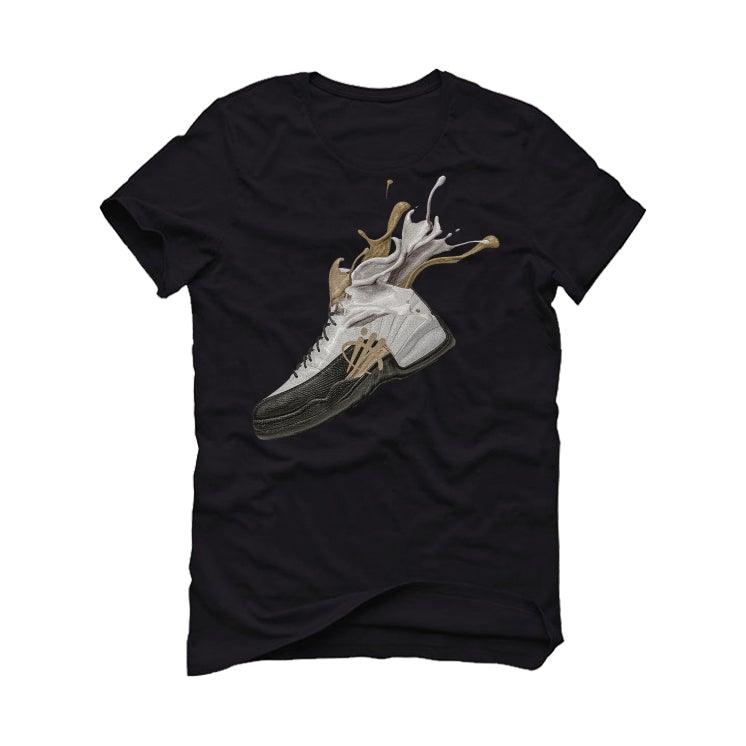 Air Jordan 12 “Royalty” Black T-Shirt (SPLASH 12) - illCurrency Sneaker Matching Apparel