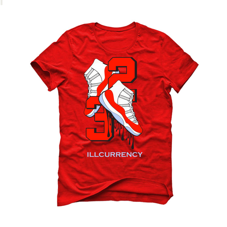 Air Jordan 11 “Cherry” Red T-Shirt (23)