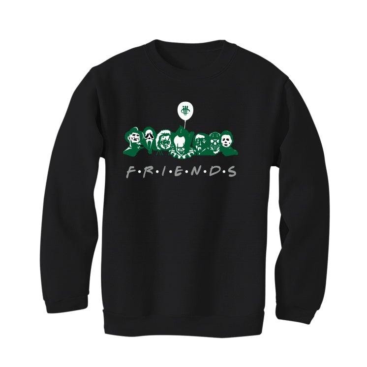 Air Jordan 3 “Pine Green” Black T-Shirt (Friends) - illCurrency Sneaker Matching Apparel