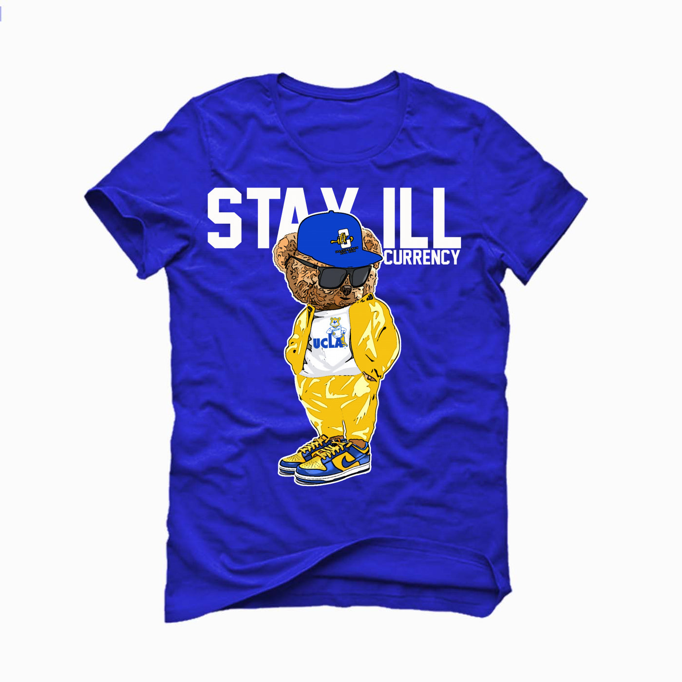 Nike Dunk Low “UCLA” Royal Blue T-Shirt (Stay ill Bear)