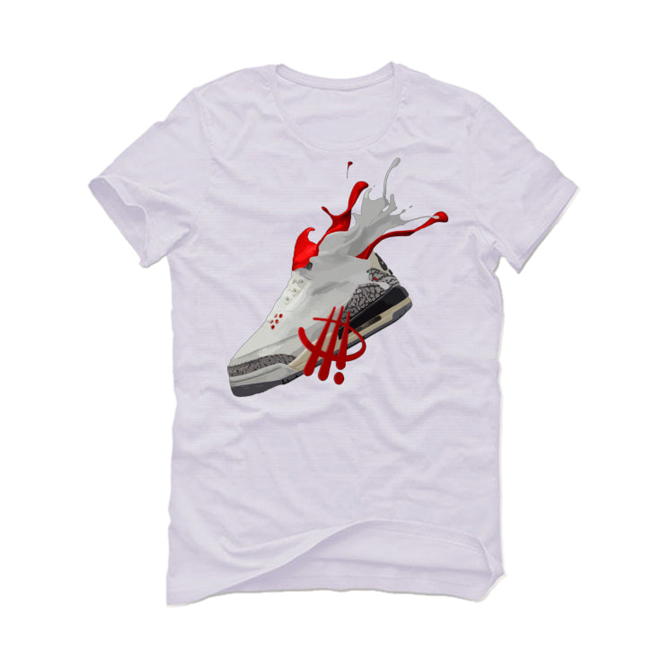 Air Jordan 3 “White Cement Reimagined” | illcurrency White T-Shirt (SPLASH)