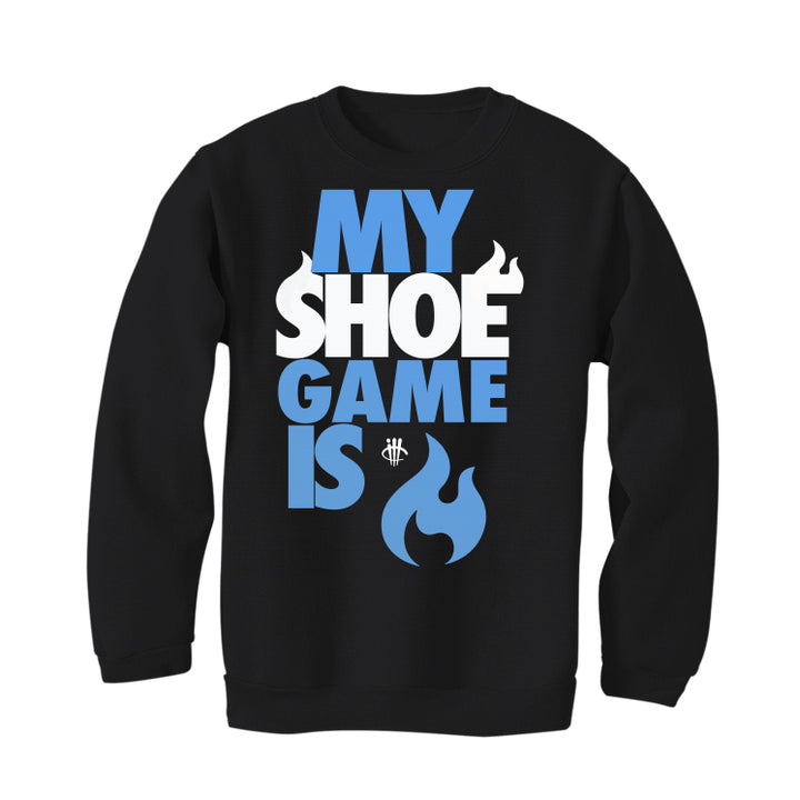 AIR JORDAN 1 HIGH OG “UNIVERSITY BLUE”| ILLCURRENCY Black T-Shirt (MY SHOE GAME)