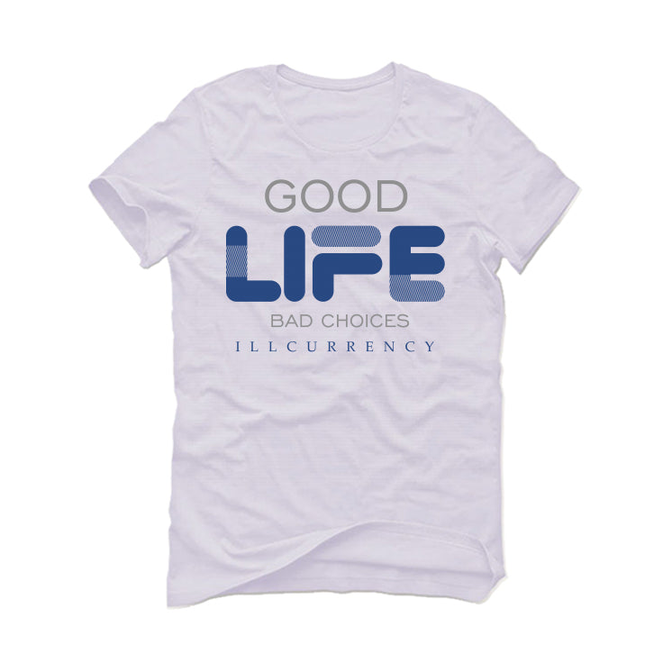 Air Jordan 13 “French Blue" White T-Shirt (Bad Choices)