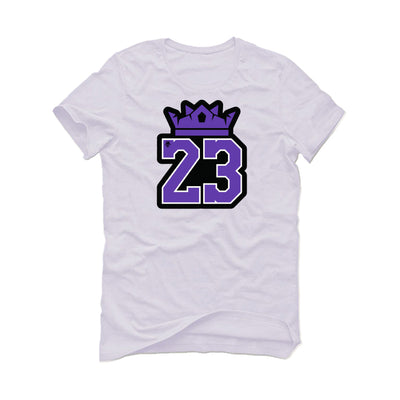 Air Jordan 13 “Court Purple” White T-Shirt (23)