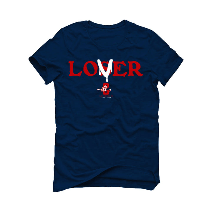 The Air Jordan 1 Mid SE  "USA" | illCurrency Navy Blue T-Shirt (Loser)