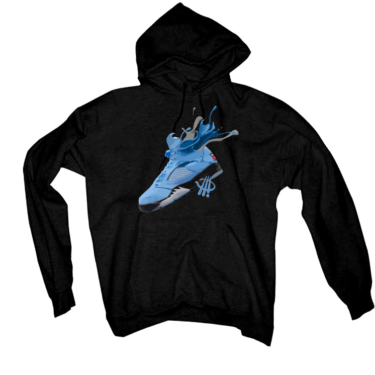 Air Jordan 5 “UNC” | illcurrency Black T-Shirt (SPLASH)