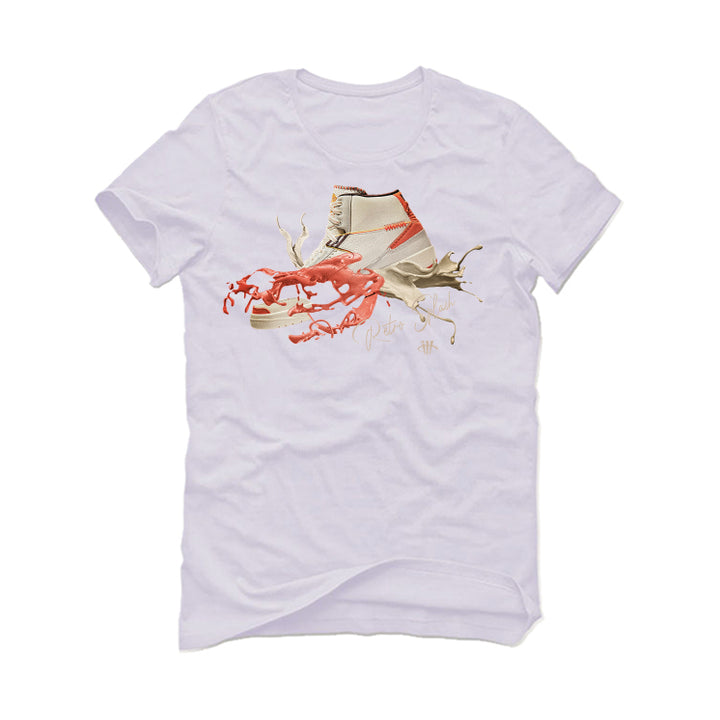 Maison Chateau Rouge x Air Jordan 2 White T-Shirt (SPLASH SHOE)