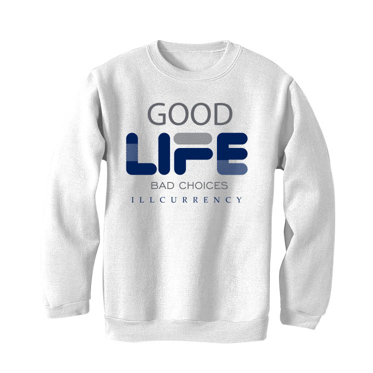 Air Jordan 4 “Midnight Navy” White T-Shirt (Bad Choices)