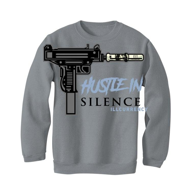 Air Jordan 11 Retro 'Cool Grey' 2021 Grey T-Shirt (Hustle in silence) - illCurrency Sneaker Matching Apparel