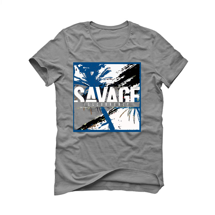 Air Jordan 1 High OG “True Blue” Grey T-Shirt (SAVAGE)