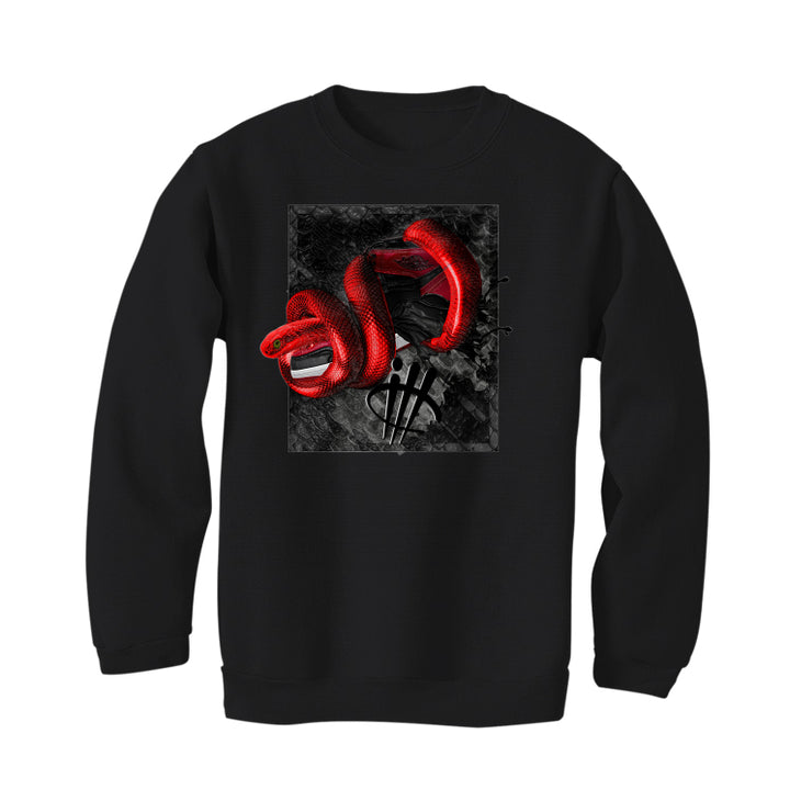 Air Jordan 1 Mid Bred 2022 | ILLCURRENCY Black T-Shirt (SNAKE)