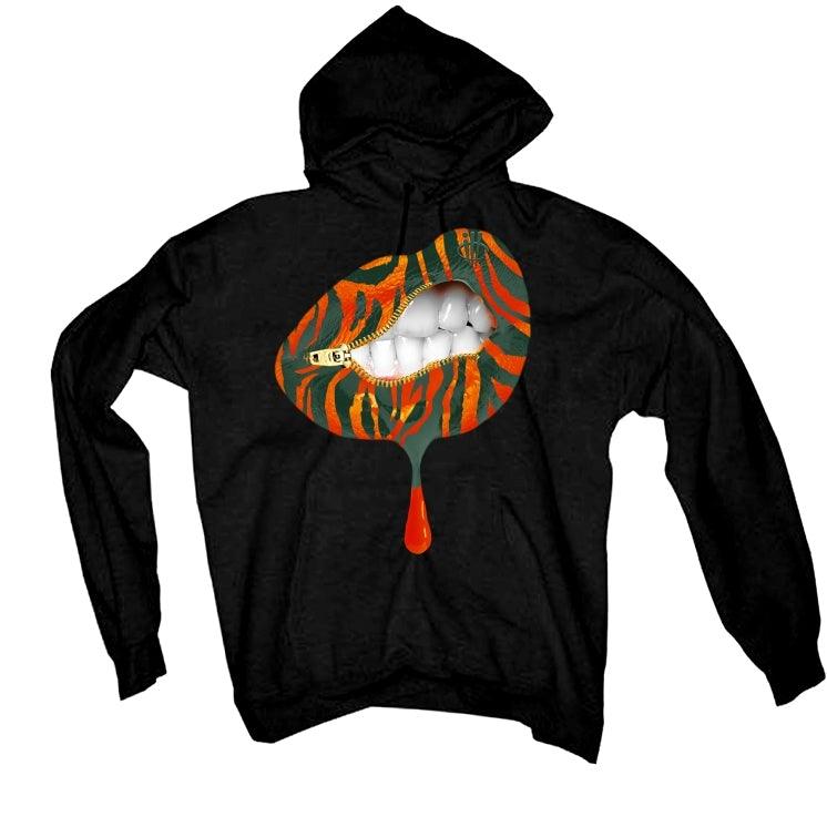 Nike Air Barrage Mid Orange Green Black T-Shirt (LIPS UNSEALED) - illCurrency Sneaker Matching Apparel