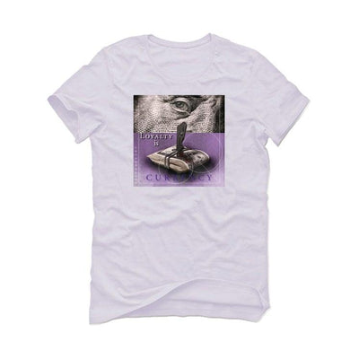 Air Jordan 1 Retro High OG “Court Purple” 2021 White T-Shirt (LOYALTY IS CURRENCY) - illCurrency Sneaker Matching Apparel