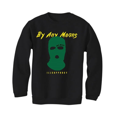 Air Jordan 5 “Oregon apple green” 2020 Black T-Shirt (By any means) - illCurrency Sneaker Matching Apparel