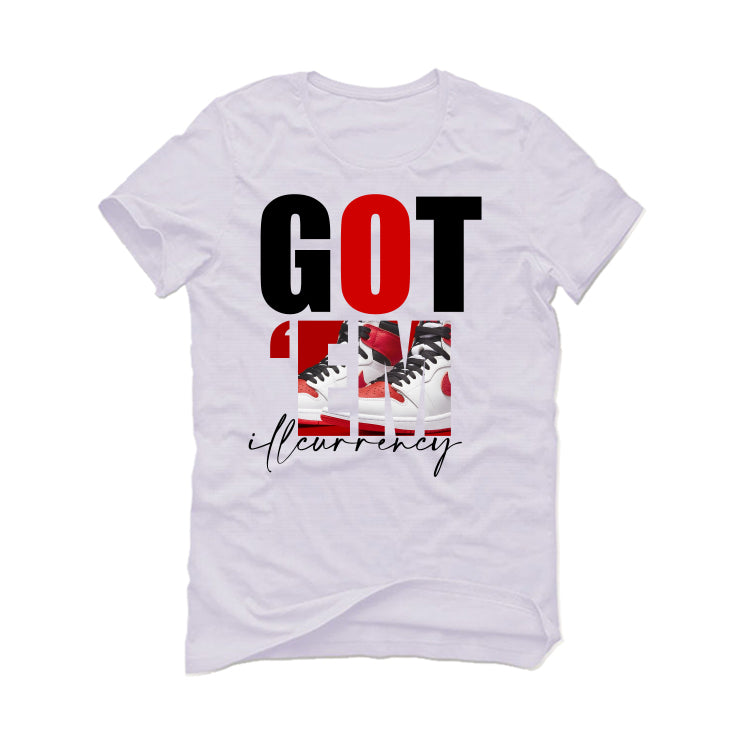 Air Jordan 1 High OG “Heritage” | illCurrency White T-Shirt (Got Em)