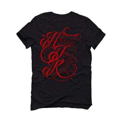 Air Jordan 13 Flint Red 2021 Black T-Shirt (Hard to kill) - illCurrency Sneaker Matching Apparel