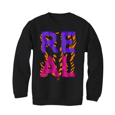Air Jordan 4 Retro Rush Violet Black T-Shirt (Stay Real) - illCurrency Sneaker Matching Apparel