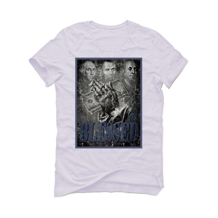 Jordan 1 Retro High COJP Midnight Navy White T-Shirt (blessed fortune) - illCurrency Sneaker Matching Apparel