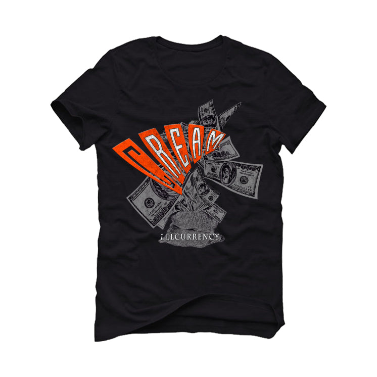 Concepts x Nike SB Dunk Low “Orange Lobster” Black T-Shirt (CREAM)