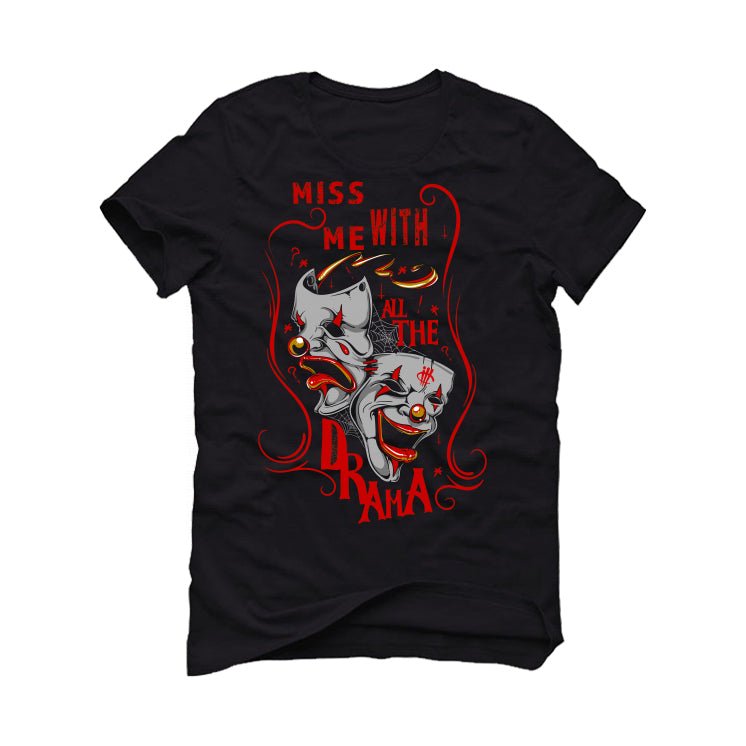 Air Jordan 3 White Cement Reimagined - Black T-Shirt (Miss Me With The Drama)