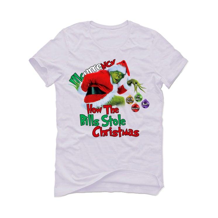 CHRISTMAS UGLY SWEATERS White T-Shirt (How the bills stole christmas) - illCurrency Sneaker Matching Apparel