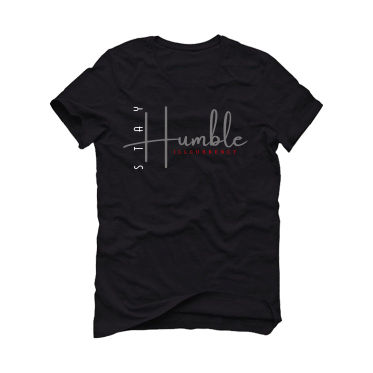 Air Jordan 4 “Black Canvas” Black T-Shirt (Stay Humble)