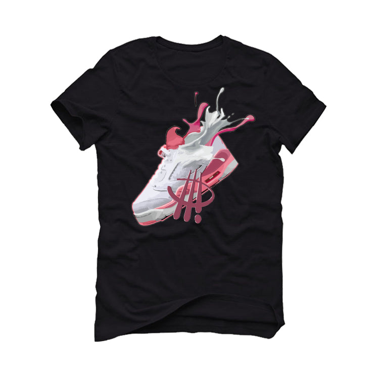 Air Jordan 5 Low “White/Desert Berry”I ILLCURRENCY Black T-Shirt (SPLASH)