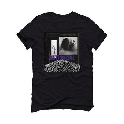 Air Jordan 13 “Court Purple” Black T-Shirt (ANTI SOCIAL) - illCurrency Sneaker Matching Apparel