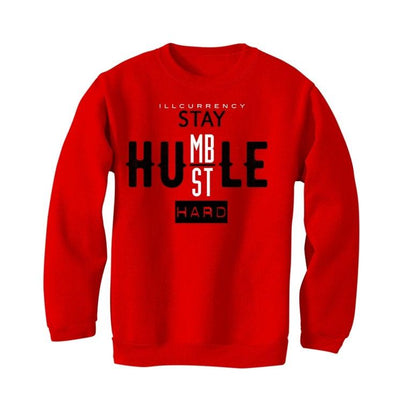 Air Jordan 5 Raging Bull Red T-Shirt (Stay Humble Hustle Hard) - illCurrency Sneaker Matching Apparel
