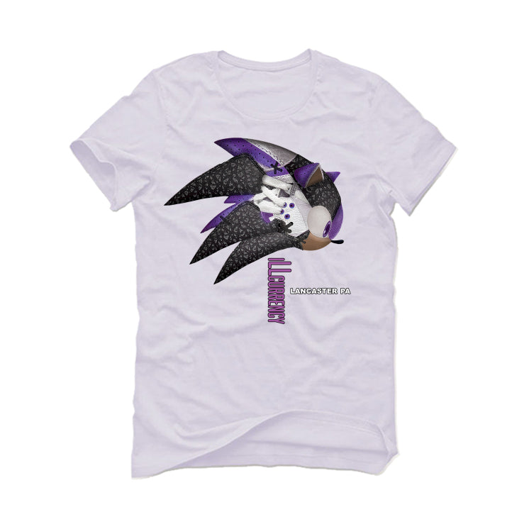Air Jordan 3 Dark Iris - White T-Shirt (ELEPHANT PRINT SONIC)