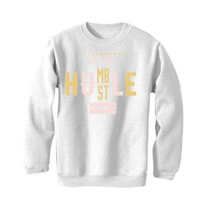 Air Jordan 6 WMNS Gold Hoops White T-Shirt (Stay Humble Hustle Hard) - illCurrency Sneaker Matching Apparel