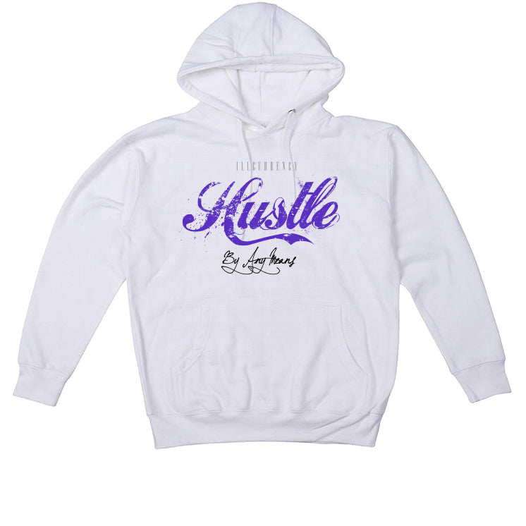 Air Jordan 5 “Concord” White T-Shirt (Hustle By Any Means)