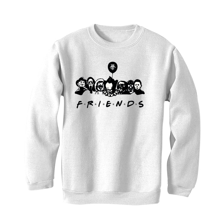 Air Jordan 1 Mid "Diamond" White T-Shirt (F R I E N D S)