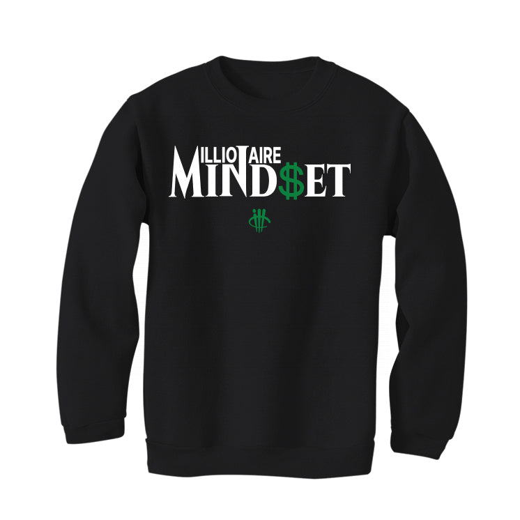 Air Jordan 1 High OG “Lucky Green” | illcurrency Black T-Shirt (Millionaire Mindset)