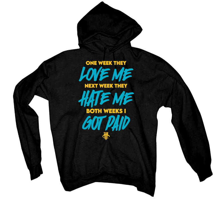 Air Jordan 5 Aqua Black T Shirt Paid illCurrency illCurrency Sneaker Matching Apparel