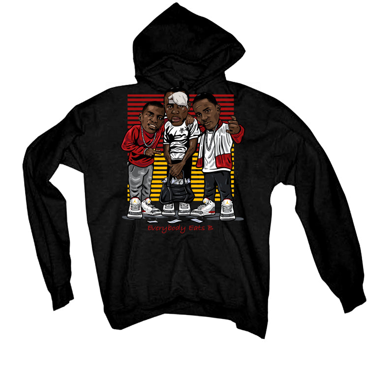 Air Jordan 3 “Cardinal” Black T-Shirt (EVERYBODY EATS)