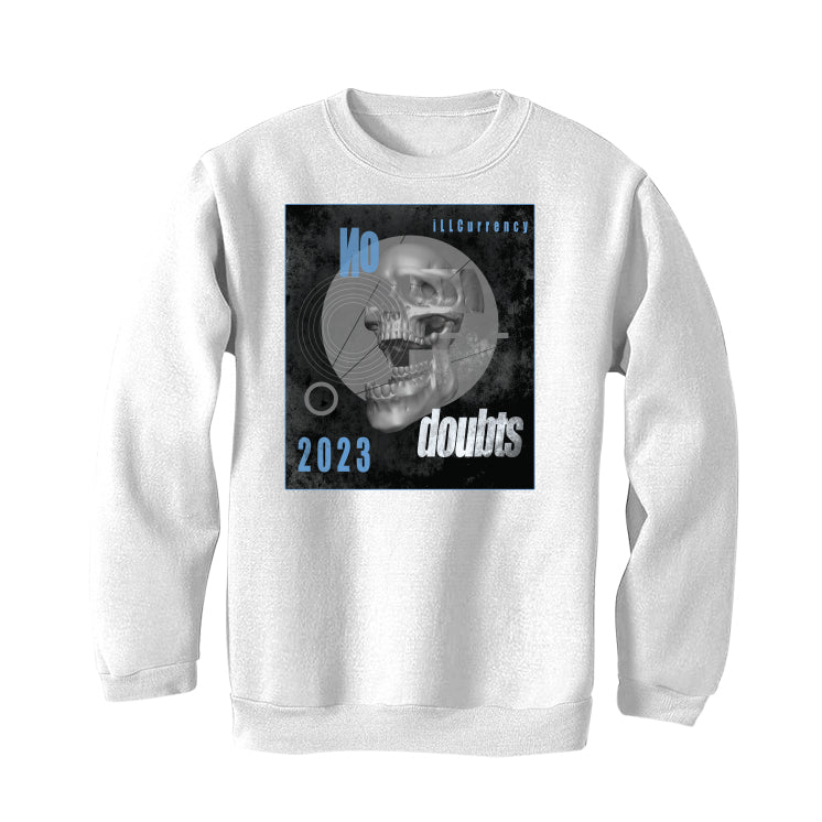 AIR JORDAN 1 HIGH OG “UNIVERSITY BLUE”| ILLCURRENCY White T-Shirt (NO DOUBTS)