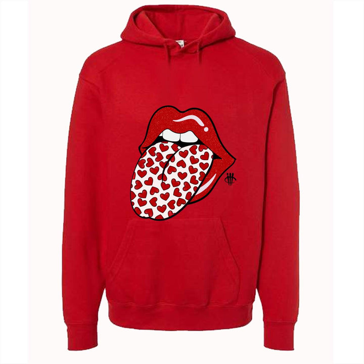 Air Jordan 4 “Red Thunder” Red T-Shirt (HEART TONGUE) - illCurrency Sneaker Matching Apparel