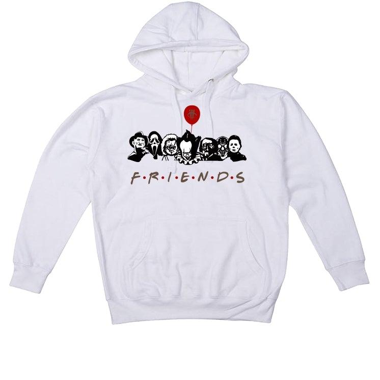 Air Jordan 1 High "Black Mocha" 2020 White T-Shirt (Friends) - illCurrency Sneaker Matching Apparel