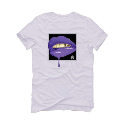 Air Jordan 1 Retro High OG “Court Purple” 2021 White T-Shirt (LIPSTICK) - illCurrency Sneaker Matching Apparel