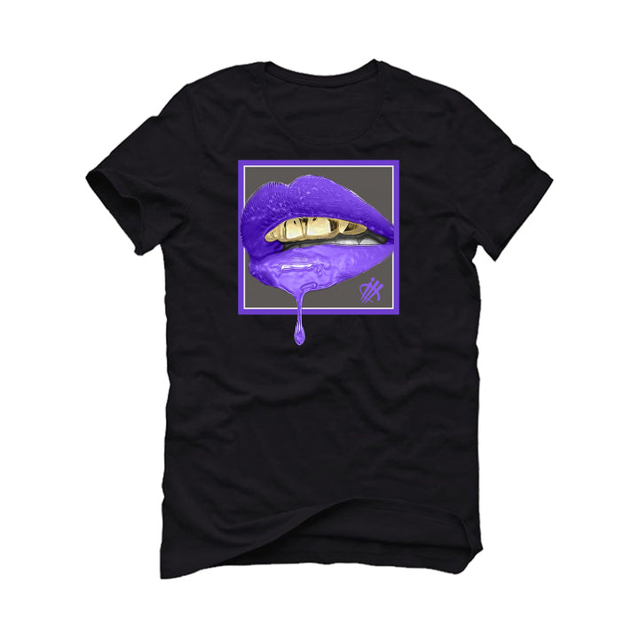 Air Jordan 5 “Concord”| illcurrency Black T-Shirt (LIPSTICK)