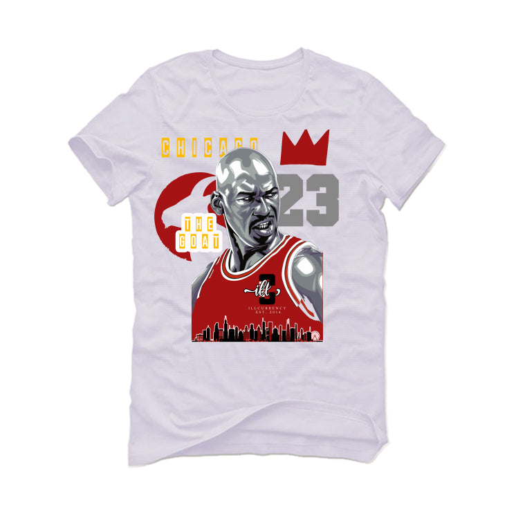 Air Jordan 3 “Cardinal” White T-Shirt (The Goat)