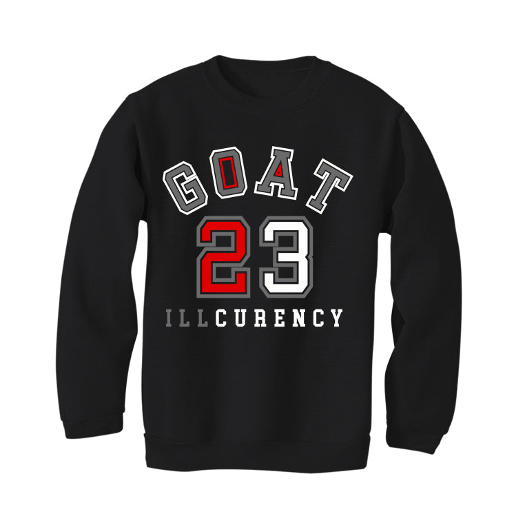 Air Jordan 13 Retro “Black Flint”| ILLCURRENCY Black T-Shirt (GOAT 23 illcurrency)