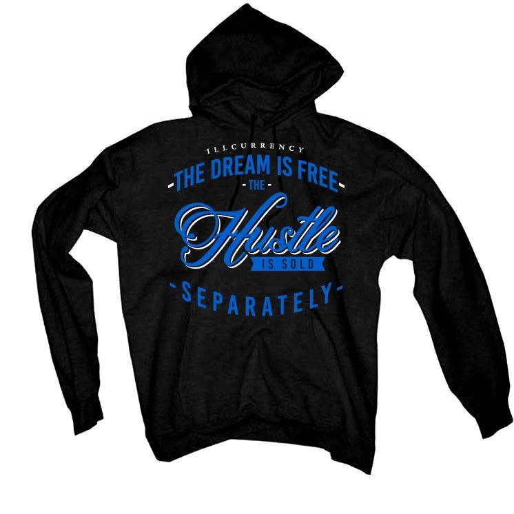 Air Jordan 5 “Racer Blue” Black T-Shirt (The dream is free) - illCurrency Sneaker Matching Apparel